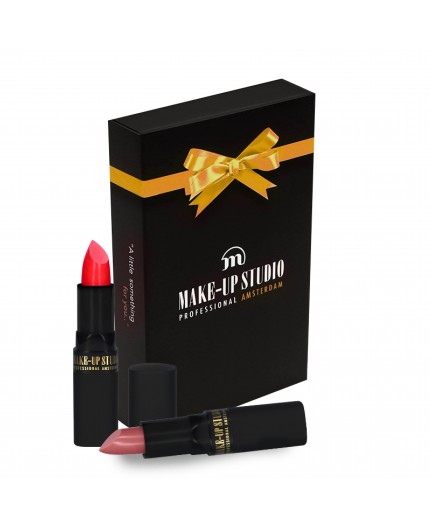 Make-up Studio Giftbox Lipstick Duo 53 + XOXO Red