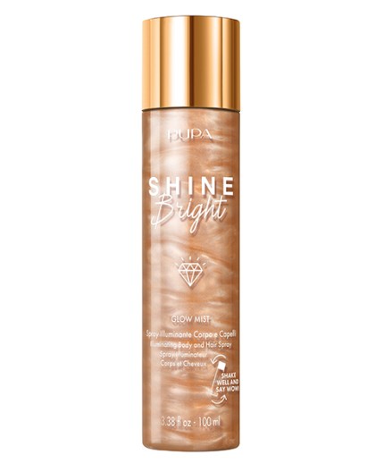 Pupa - Shine Bright Glow Mist - Body en Hair