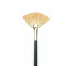 Waaierpenseel zwart nr 8